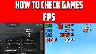 How to Display FPS, GPU, CPU Usage in Games 2021