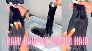 RAW HAIR OR VIRGIN HAIR??? | RAW AND VIRGIN HAIR EXTENSION | WASH TEST