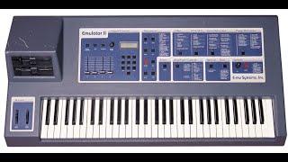 E-mu Emulator II factory sound library - demo