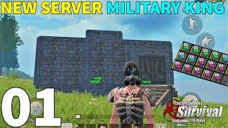 [Day01] New Server & Became Military 🪖 King || EP01 || Last Day Rules Survival Hindi Gameplay