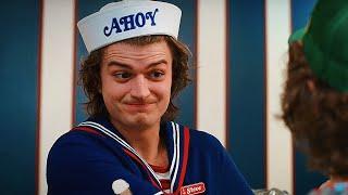 steve harrington being iconic for 9 minutes straight