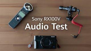 Sony RX100V Audio Test (ft. Zoom H1 & Rode VideoMicro)