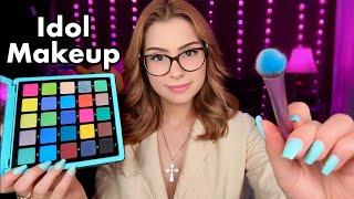 ASMR Doing Your Makeup (You're a K-Pop IDOL)  Layered Sounds Personal Attention For SLEEP 