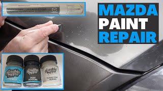 Paint Repair - Scratches Happen vs Mazda Paint Pen