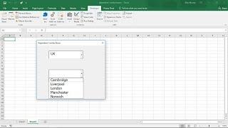 Create Dependent Combo Boxes on a Userform - Excel VBA