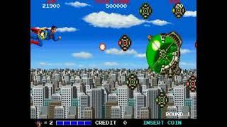 Superman (Arcade) Alien Pod Boss Battle