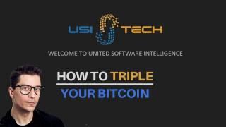 USI Tech - Strategy  to TRIPLE your BITCOIN   USI Tech Review, for beginners