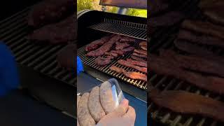 Elgin Texas sausages! #bbq #grill #barbecue #brisket #broilking #ribtips #porkbelly #trumpetmaster77