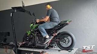 Kawasaki Z400 Incredible Stock Dyno Horsepower