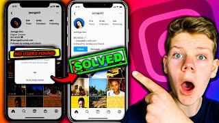 How to Solve "No users found" Problem on Instagram (2022)