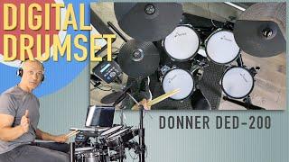 Digital Drumset - Donner DED-200 - Overview