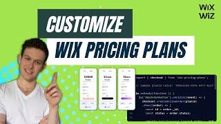 How To Customize Wix Pricing Plans for Subscriptions, Membership Fees, Offline Payments | Velo API