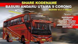 KODENAME BASURI ANDARU UTAMA 9 CORONG | NYARING BANGET | BUSSID V3.7.1-V4.3.4