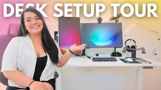 A Very Detailed DESK SETUP TOUR So Far: Gaming PC Setup Progress