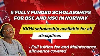 Study For Free in Norway - BSc and MSc 100% Scholarship - Any Course of Study - APPLY NOW