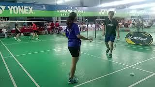 Badminton QF 12th Rawang Open Mixed Double Open Tour- Jin Hwa / Erica Khoo Vs Jing Ren / Tong Xin