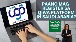 QIWA REGISTRATION (#saudiarabia ): PAANO MAG-REGISTER SA QIWA PLATFORM? #tutorial #qiwa #guide #ofw