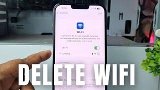 How to Delete WiFi on iPhone 13 Pro Max