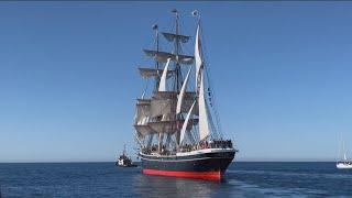 World’s oldest active sailing ship, Star of India, sets sail for 160th birthday