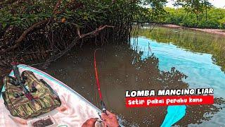 AURA STRIKE IS REAL‼️First Time Joining Fishing Competition in Mangrove Forest - CAN'T PADDLE A C...