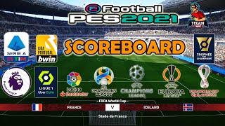 PES 2021 new score board AIO Pack 2021/2022