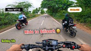 Extreme Sunday ride with New Yamaha MT15 & R15v4 | Ride to Siliserh