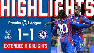 EXTENDED HIGHLIGHTS | Crystal Palace 1-1 Chelsea | Palmer and Mateta score in Premier League clash