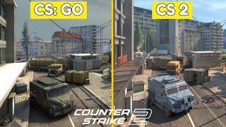 Counter Strike 2 Vs CS GO Graphics Comparison | Map Comparison