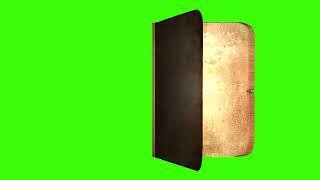 Animated Book Opening Green Screen Effect I 4K HD Book Animation I Animated Book Free Download