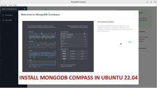 Install MongoDB Compass in ubuntu