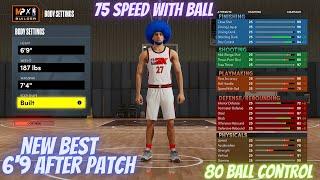 GLITCHED 6'9 with 75 SPEED WITH BALL is GAMEPBREAKING NBA 2K22 NEXT GEN!