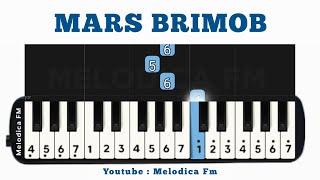 MARS BRIMOB | Easy Pianika Tutorial