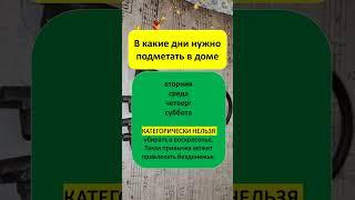 А Вы знали, в какие дни нужно подметать в доме, чтобы привлечь достаток и деньги