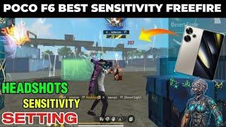 Free Fire Headshot Setting  || Poco F6 5G Sensitivity Setting ️ Dpi for poco  Free Fire 