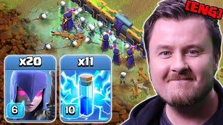 LIGHTNING SPELL too STRONG on Town Hall 15? | MASS WITCHES in Clash of Clans