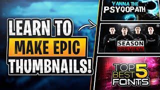 How To Make Thumbnails For YouTube Videos! Photoshop Thumbnail Design Tutorial (2020)