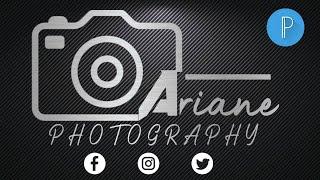 How to make Stylish photography logo | logo design in Mobile(Pixellab)