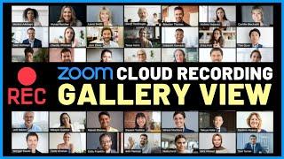 How to record gallery view in Zoom #zoom #galleryview #feisworld