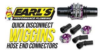 Earl's Quick Disconnect Wiggins Hose End Connectors