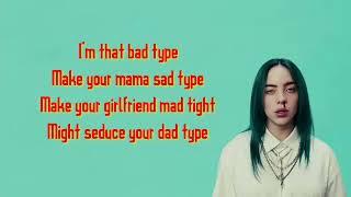 billie ellish - bad guy//bad guy song lyrics//a2z lyrics