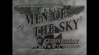 "MEN FROM THE SKY" 1942 WWII ARMY AIR FORCES CADET TRAINING & PROPAGANDA FILM   HAP ARNOLD 66674