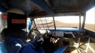 Shane Mueller - Hobby Stock Heat Win - Husets Speedway 9-1-14