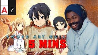 Sword Art Online in 5 minutes | The Chill Zone Reacts