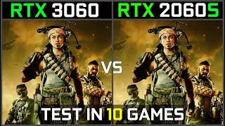 RTX 3060 vs RTX 2060 SUPER | Test in 10 Games | 1080p - 1440p