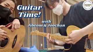 The Time When Golden Child's Joochan & Jibeom Had An Impromptu Guitar Jamming Session  [골든차일드]