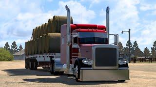 FARM TO FARM Free map  #peterbilt  N14 Celect  | 4k | American Truck Simulator | Realistic Driving