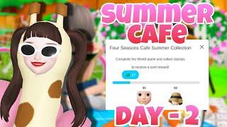 (Summer Cafe Quests) | DAY-2 | full tutorial | Play with me | SUHU