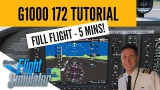 MSFS: How to Use Autopilot (G1000) - Full Flight in 15 Steps (by REAL PILOT)