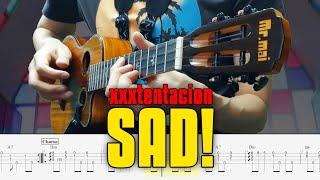 XXXTentacion – SAD!  Ukulele fingerstyle tabs (remix, cover)