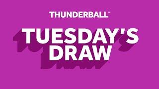 The National Lottery Thunderball draw results from Tuesday 18 June 2024